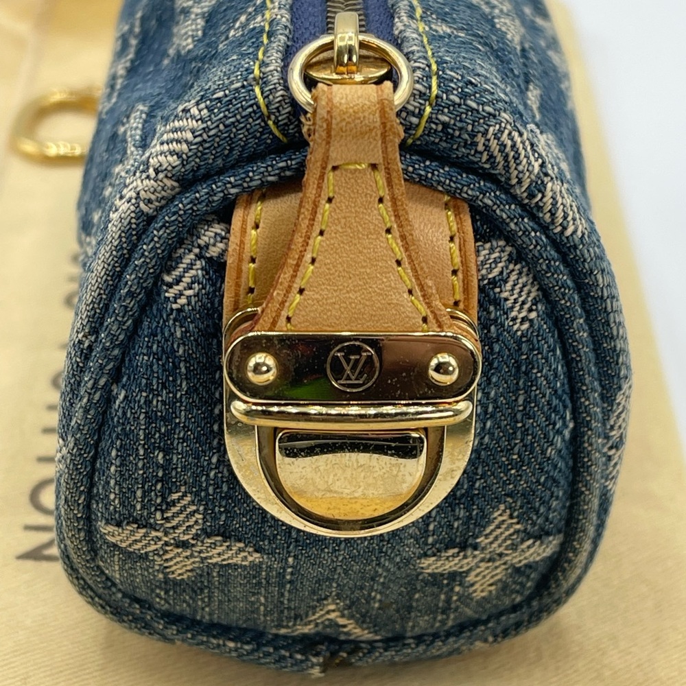 Louis Vuitton Denim Trousse Truth Speedy Pm Mini Pochette Pouch Limited Edition - Picture 3 of 16